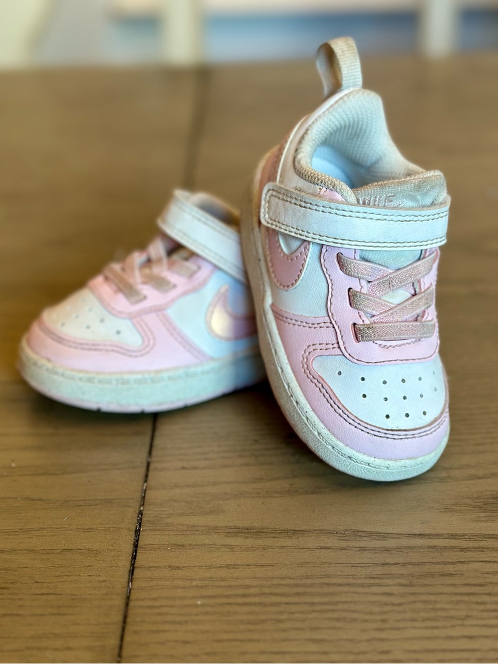 KIDS' NIKE INFANT & TODDLER COURT BOROUGH LOW RECRAFT SNEAKERS toddler 5